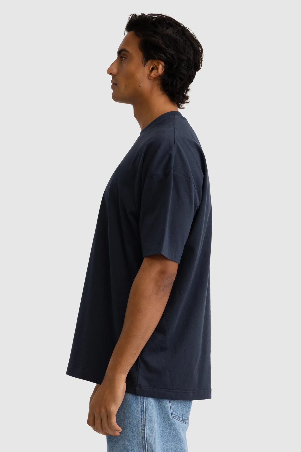 ORTC Tees Monogram Box Fit T Shirt - Navy