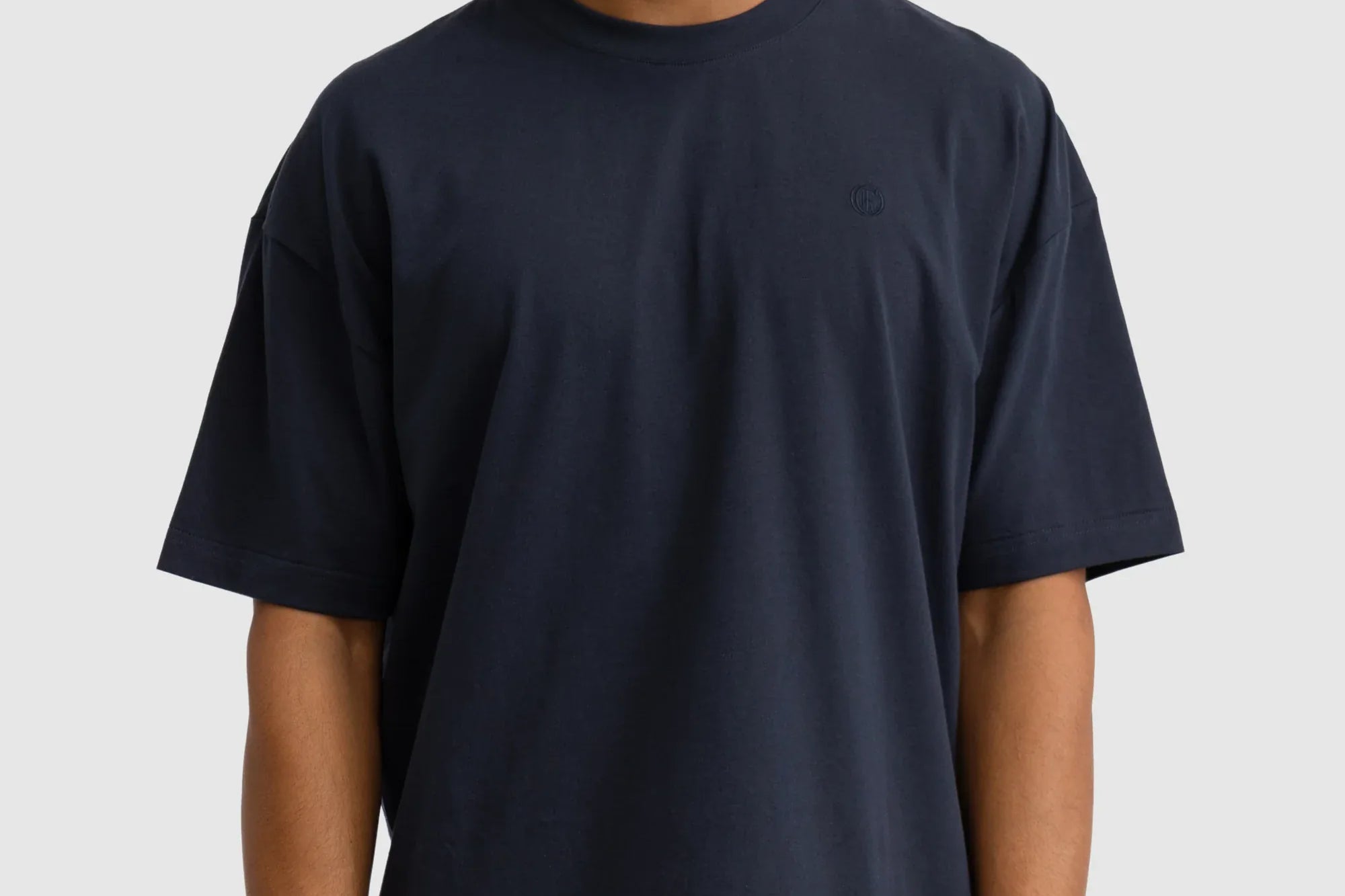 ORTC Tees Monogram Box Fit T Shirt - Navy