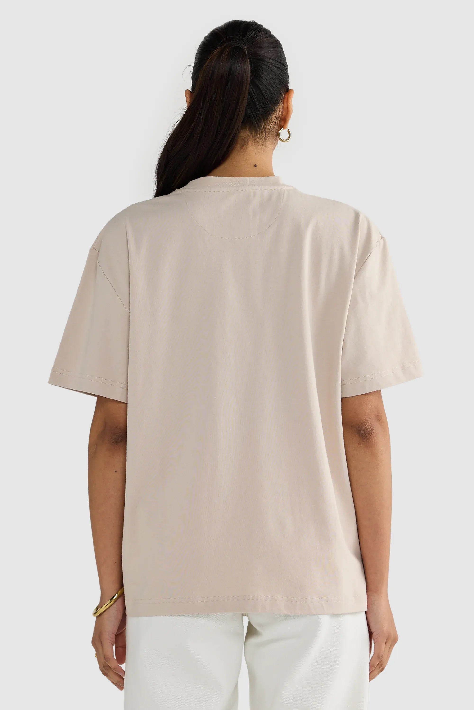 ORTC Tees Womens Oversized T Shirt - Bone