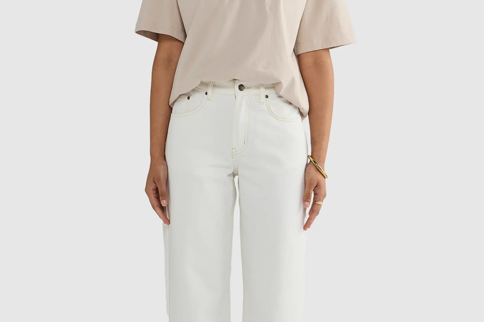 ORTC Tees Womens Oversized T Shirt - Bone