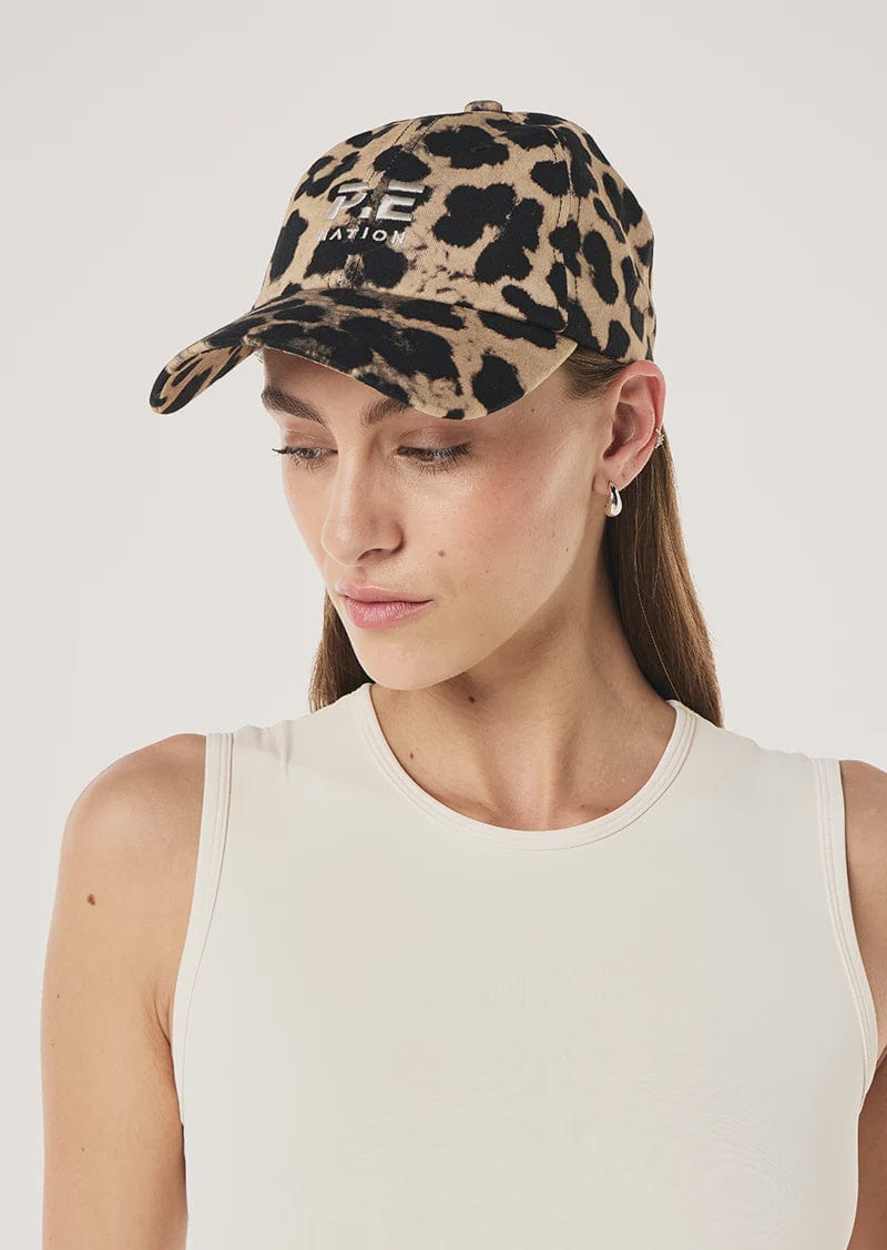 P.E Nation Hats/Headpieces Heads Up Cap - Leopard