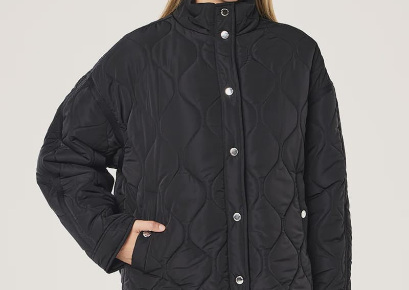 P.E Nation Jackets Surge Quilt Jacket - Black