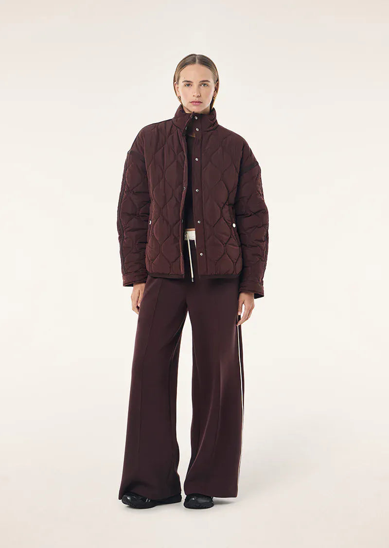 P.E Nation Jackets Surge Quilt Jacket - Mahogany