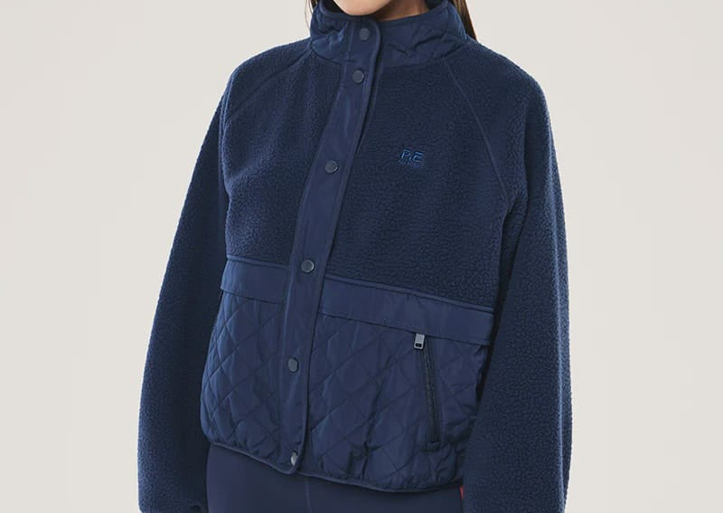P.E Nation Jackets Technique Quilt Jacket - Dark Navy