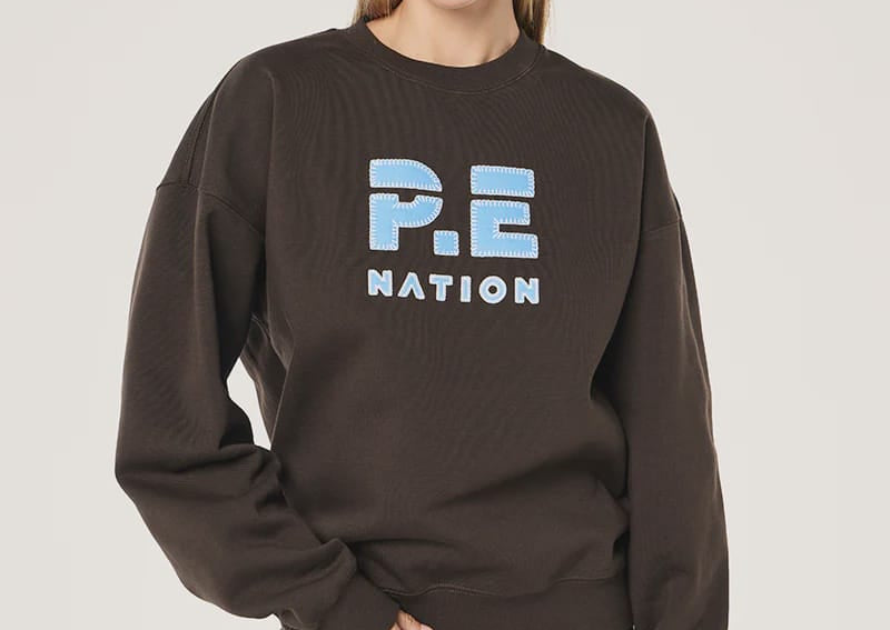 P.E Nation Jumpers Strike Sweat - Coffee