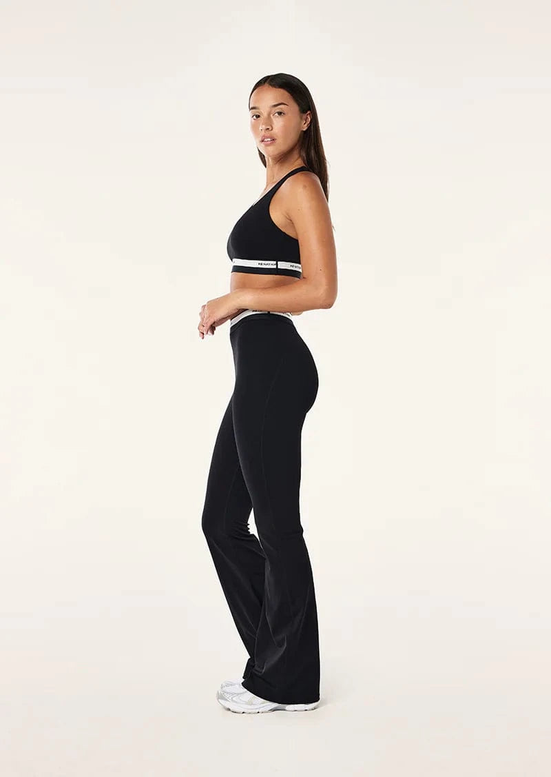 P.E Nation Leggings P.E Nation | Avant Flare Legging - Black/Whisper White