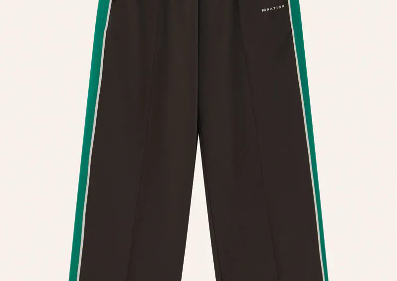 P.E Nation Pants - Casual Man Down Track Pant - Smokestone