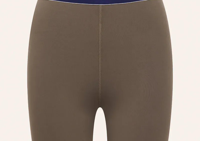 P.E Nation Shorts - Activewear Avant 5 inch Bike Short - Major Brown