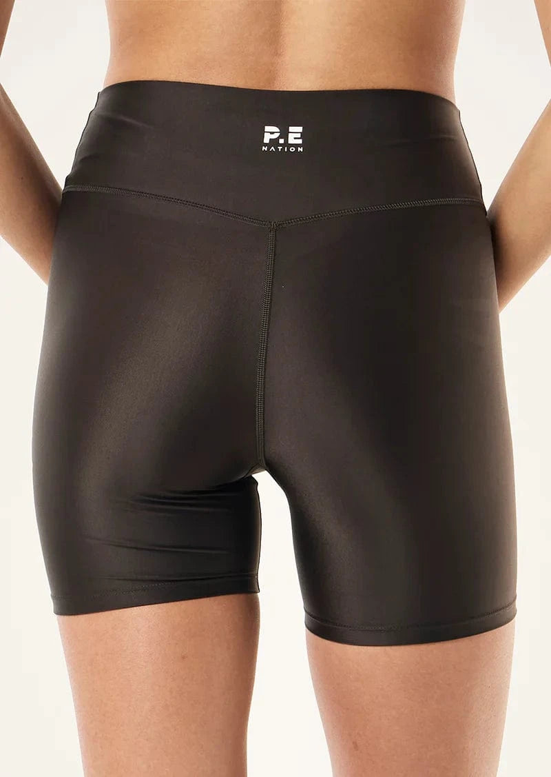 P.E Nation Shorts - Bike Fairmont 5" Bike Short - Smokestone
