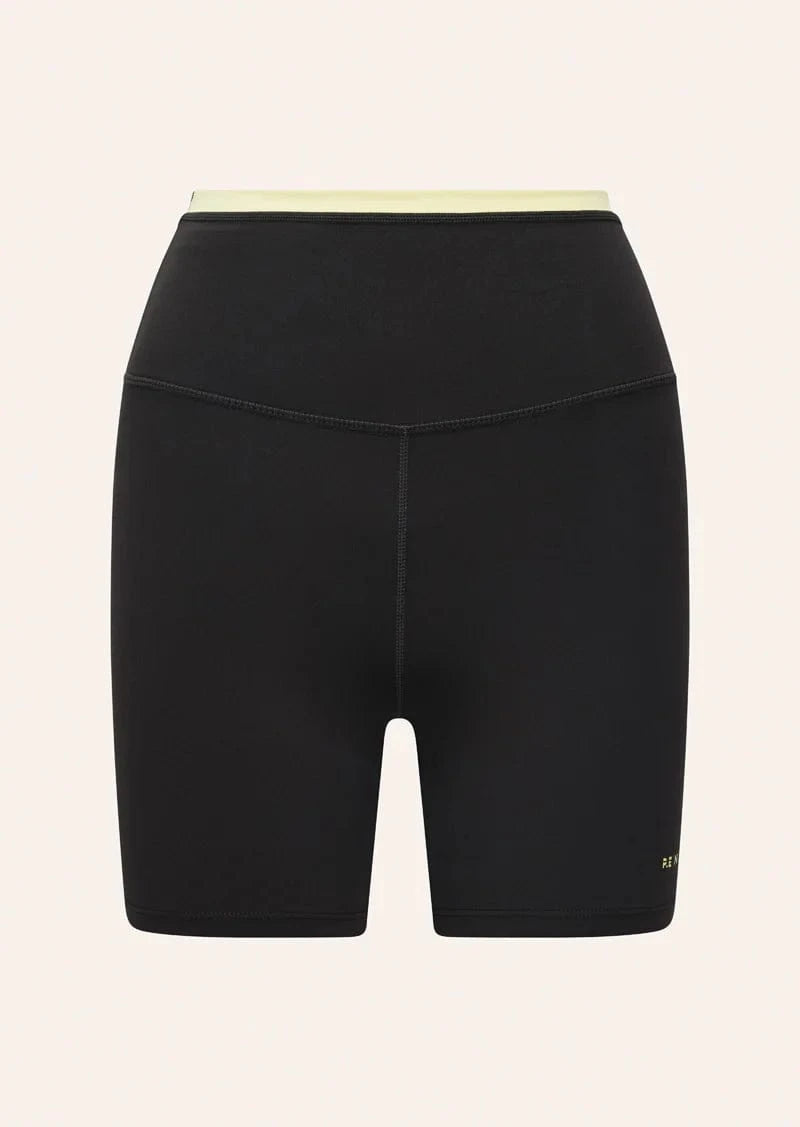 P.E Nation Shorts - Bike Stellar 5" Bike Short - Smokestone/Lemonade