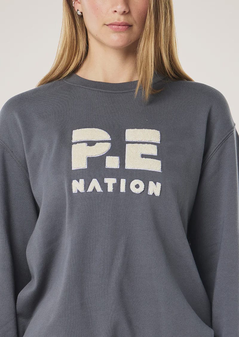 P.E Nation Sweaters Heads Up 2 Sweat - Thunder Blue