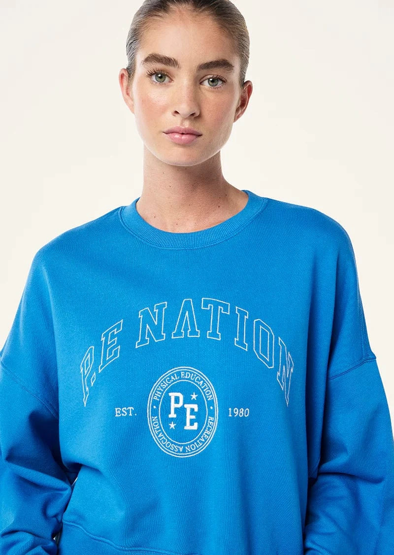 P.E Nation Sweaters P.E Nation | Adobe Sweat - French Blue