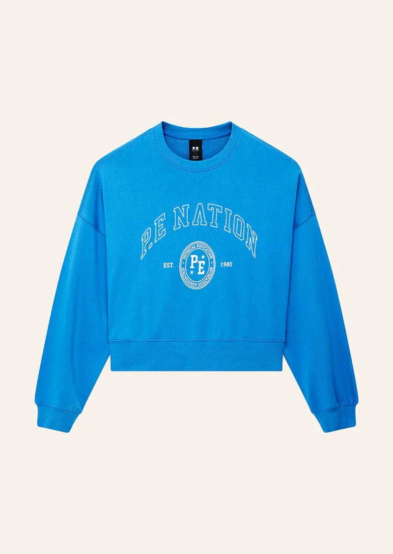 P.E Nation Sweaters P.E Nation | Adobe Sweat - French Blue