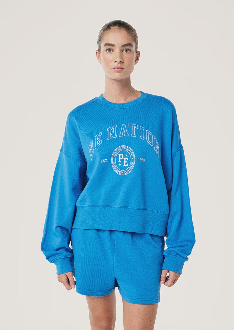 P.E Nation Sweaters P.E Nation | Adobe Sweat - French Blue