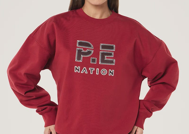 P.E Nation Sweaters Strike Sweat - Cherry