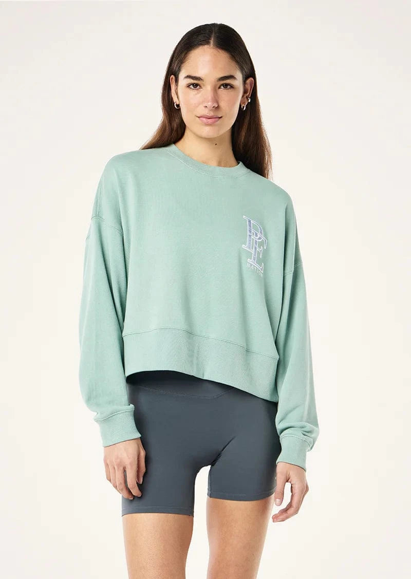 P.E Nation Sweaters Summit Sweat - Dusty Mint