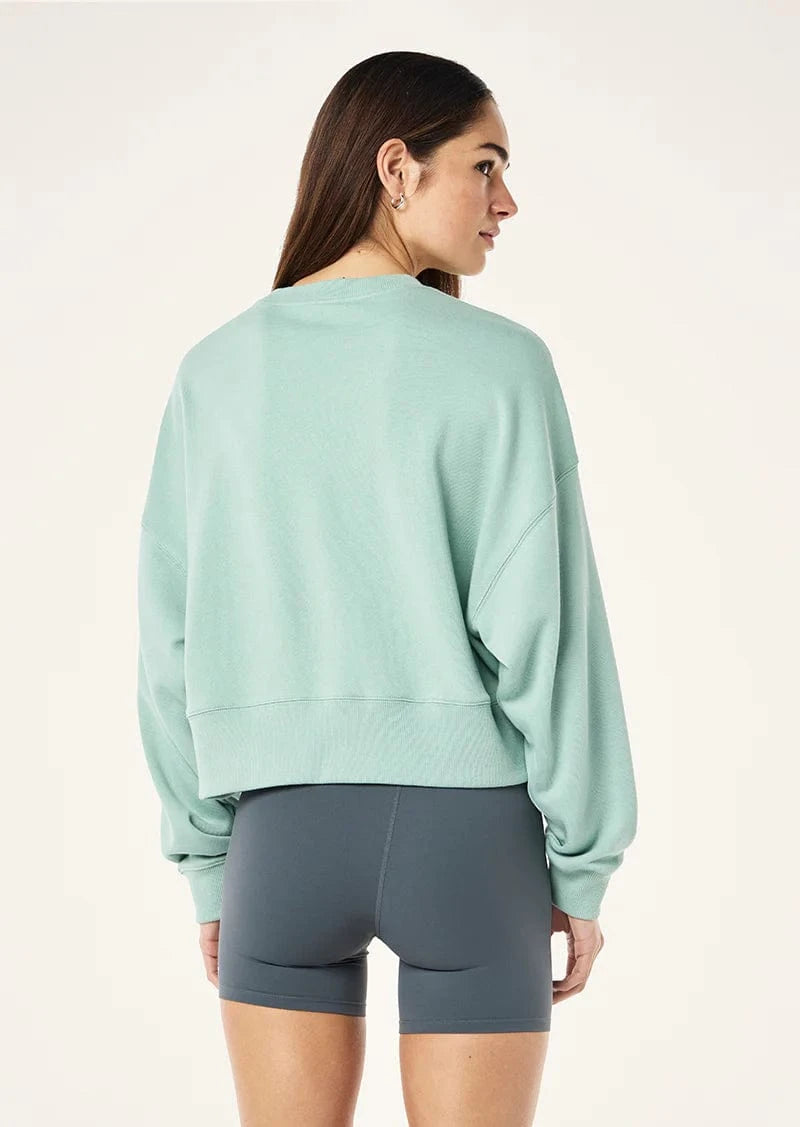 P.E Nation Sweaters Summit Sweat - Dusty Mint