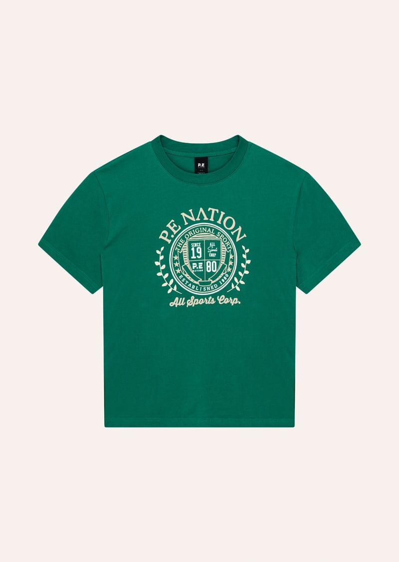 P.E Nation Tees Defend Tee - College Green