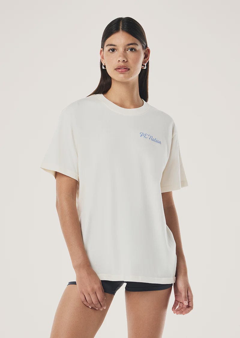 P.E Nation Tees Formation 2.0 Tee - Whisper White