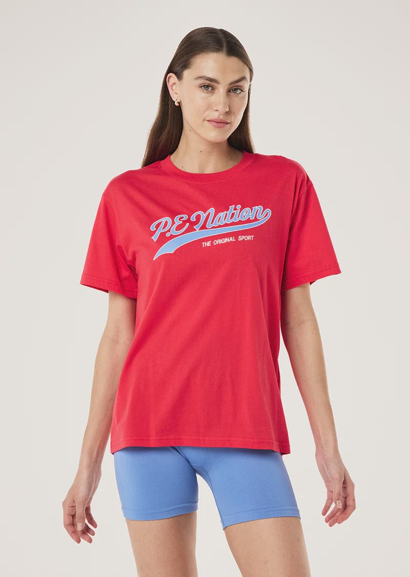P.E Nation Tees Formation Tee - Strawberry