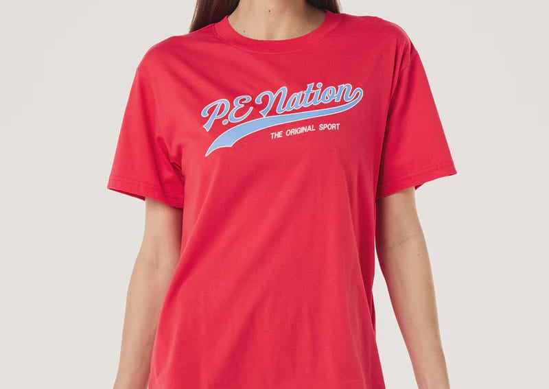 P.E Nation Tees Formation Tee - Strawberry