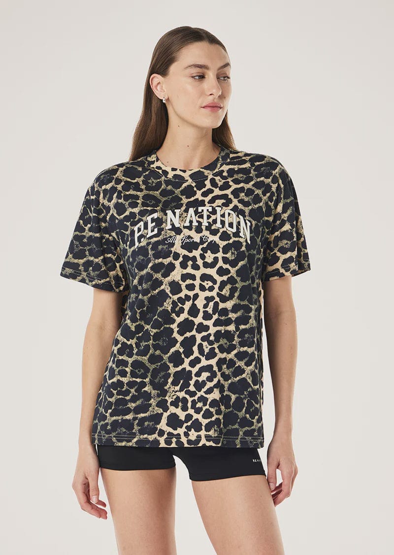 P.E Nation Tees Heritage Tee - Leopard