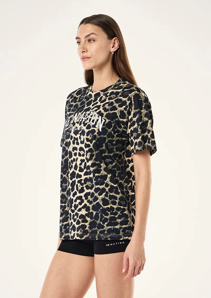 P.E Nation Tees Heritage Tee - Leopard
