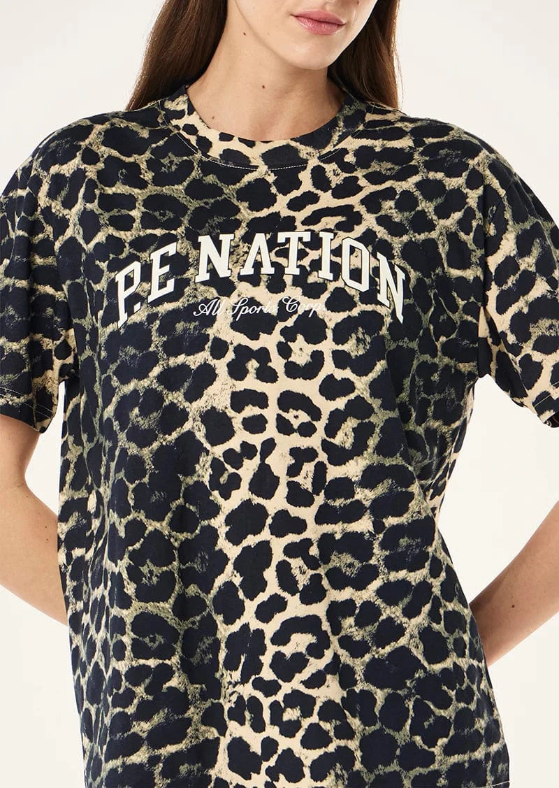 P.E Nation Tees Heritage Tee - Leopard