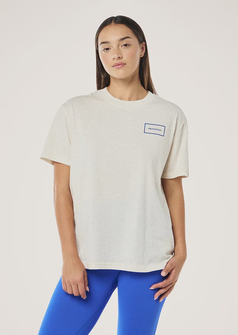 P.E Nation Tees P.E Nation | Kite 2 Tee - Oat Marle