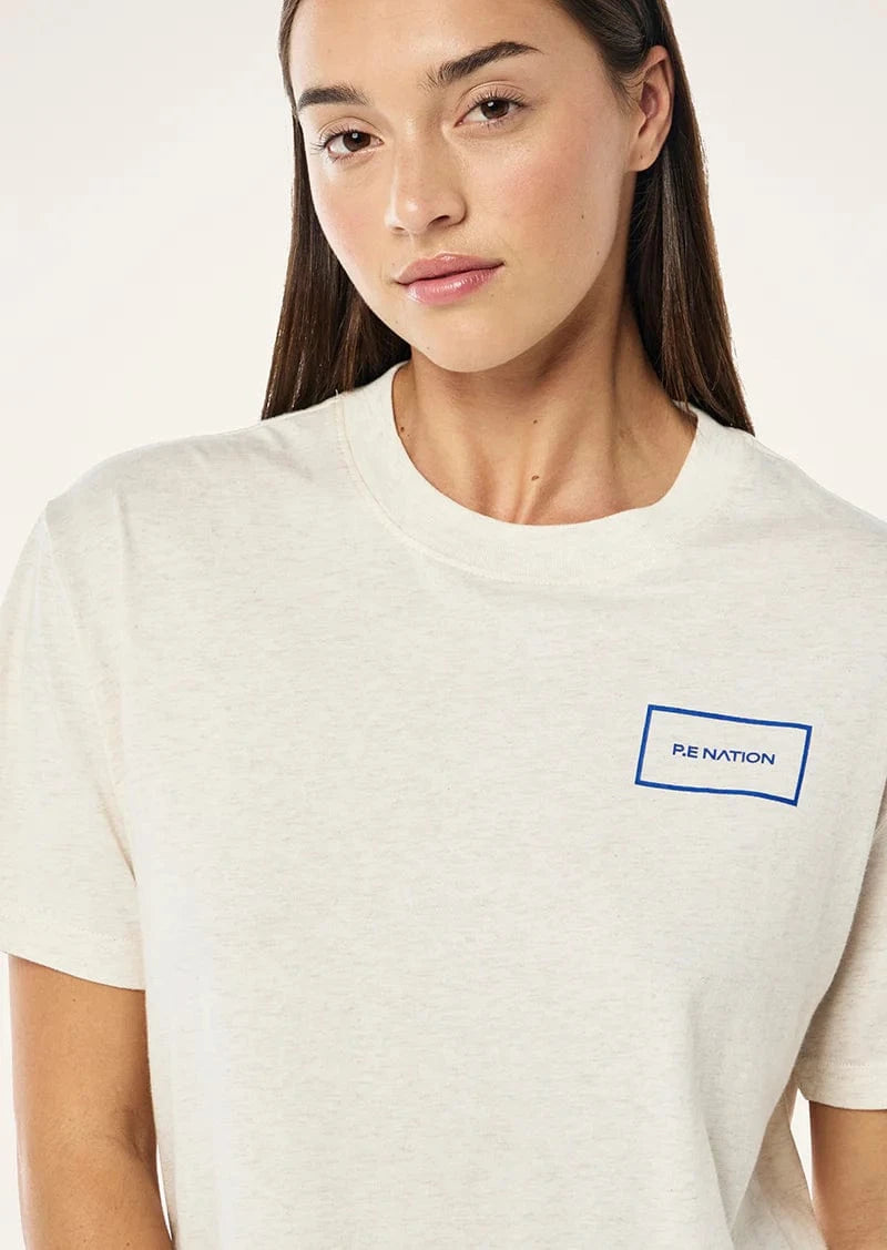 P.E Nation Tees P.E Nation | Kite 2 Tee - Oat Marle