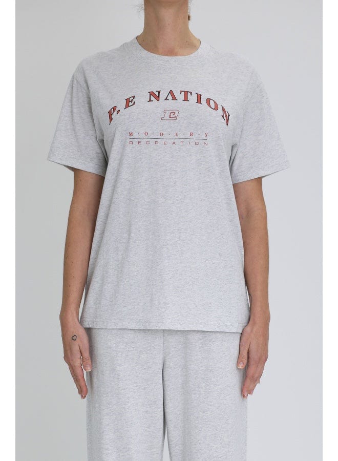 P.E Nation Tees P.E Nation | Liberation Tee - Light Grey Marle