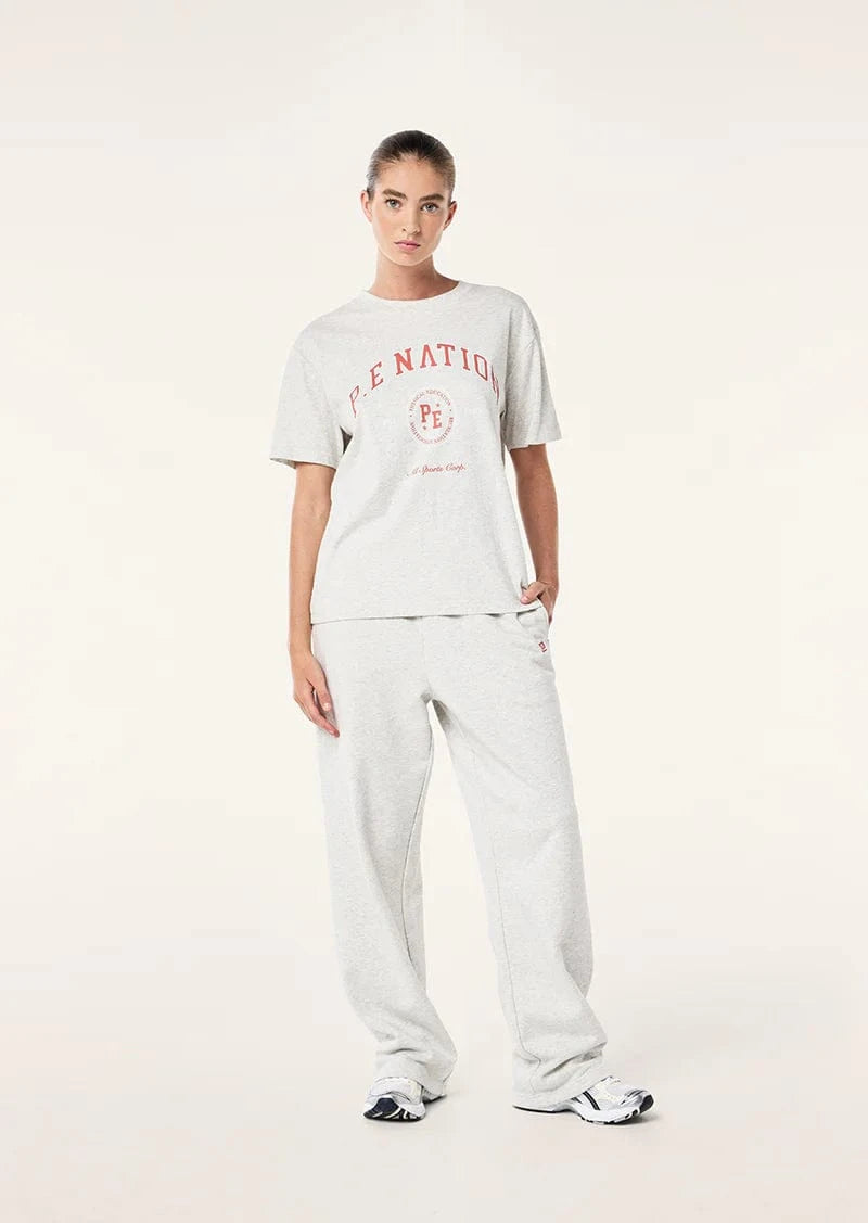 P.E Nation Tees P.E Nation | Liberation Tee - Light Grey Marle