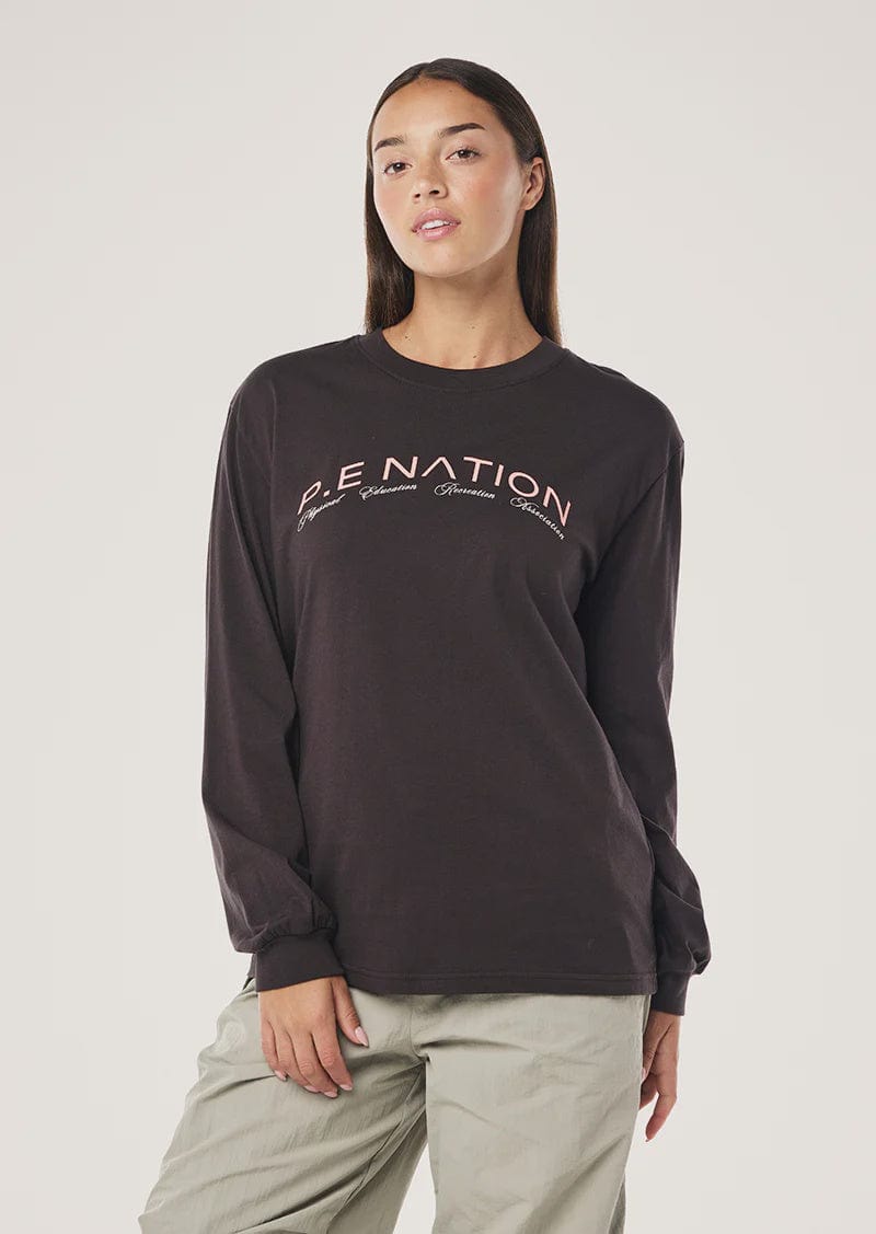 P.E Nation Tees P.E Nation | Volume LS Tee - Licorice