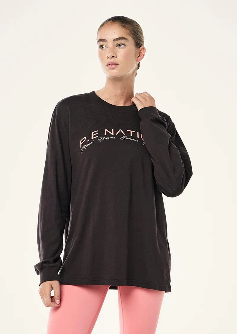 P.E Nation Tees P.E Nation | Volume LS Tee - Licorice