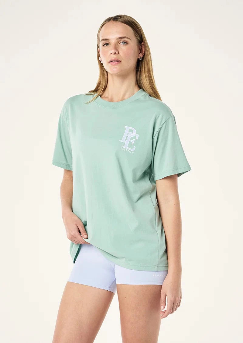 P.E Nation Tees Summit Tee - Dusty Mint