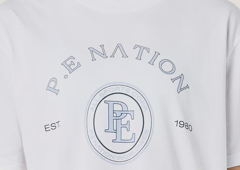 P.E Nation Tees Voyage Tee - Optic White