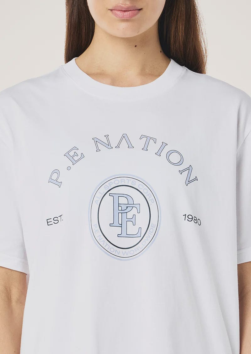 P.E Nation Tees Voyage Tee - Optic White