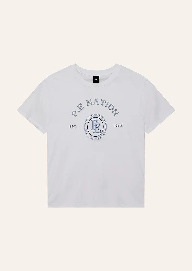 P.E Nation Tees Voyage Tee - Optic White