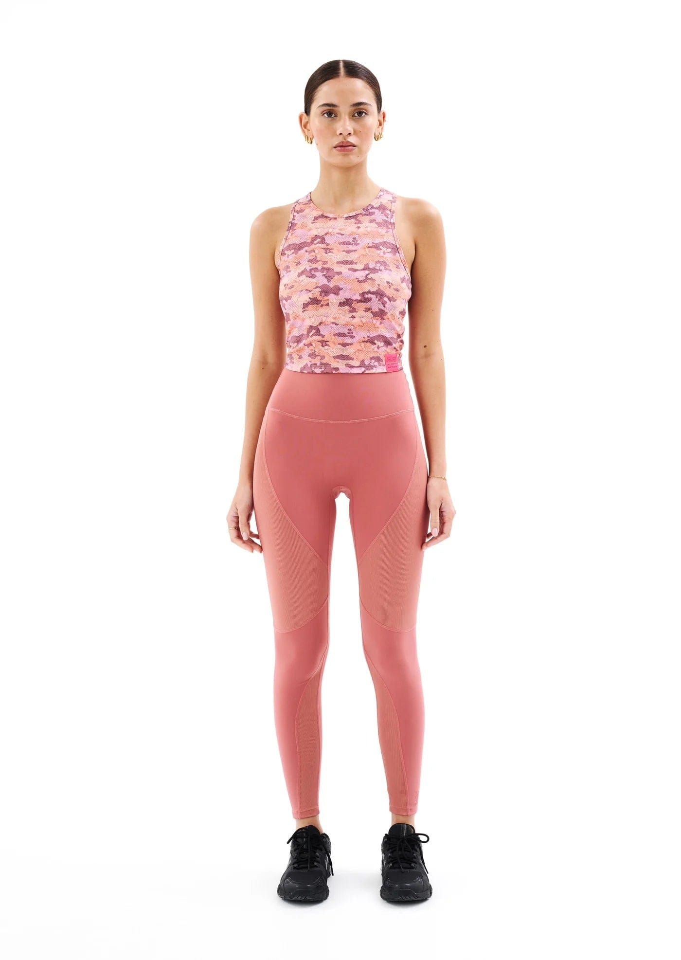 P.E Nation Tops - Activewear P.E Nation | Cereus Tank - Snake Camo Print