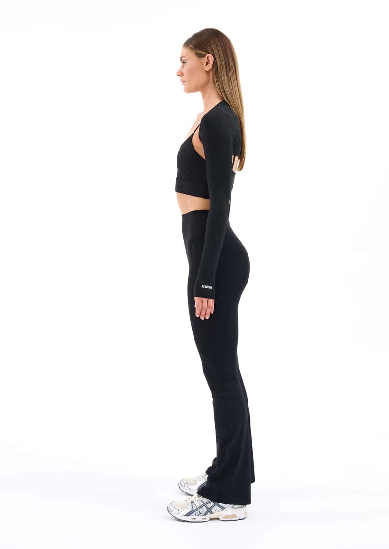 P.E Nation Tops - Activewear P.E Nation | Reform Bolero - Black