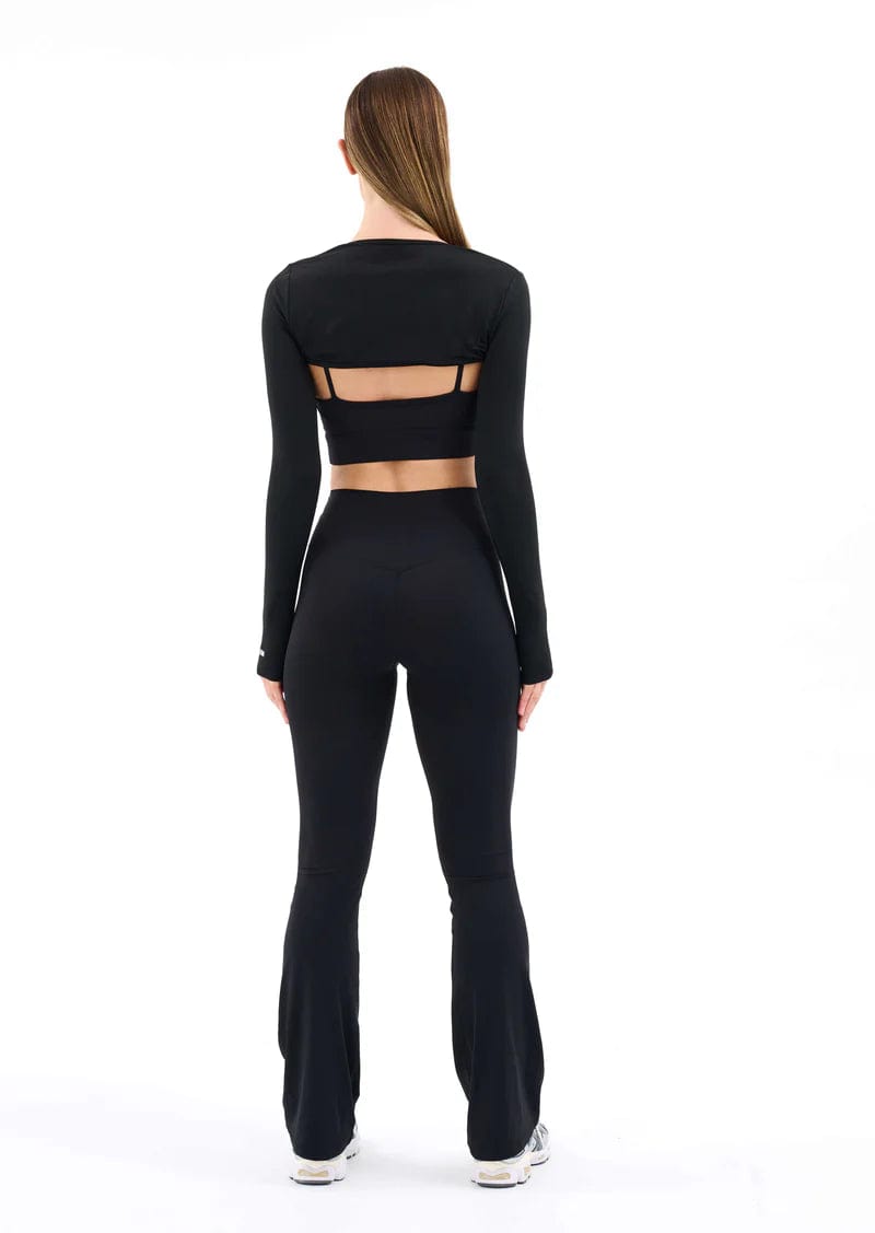 P.E Nation Tops - Activewear P.E Nation | Reform Bolero - Black