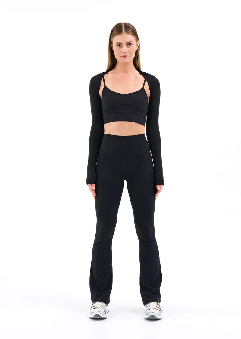 P.E Nation Tops - Activewear P.E Nation | Reform Bolero - Black