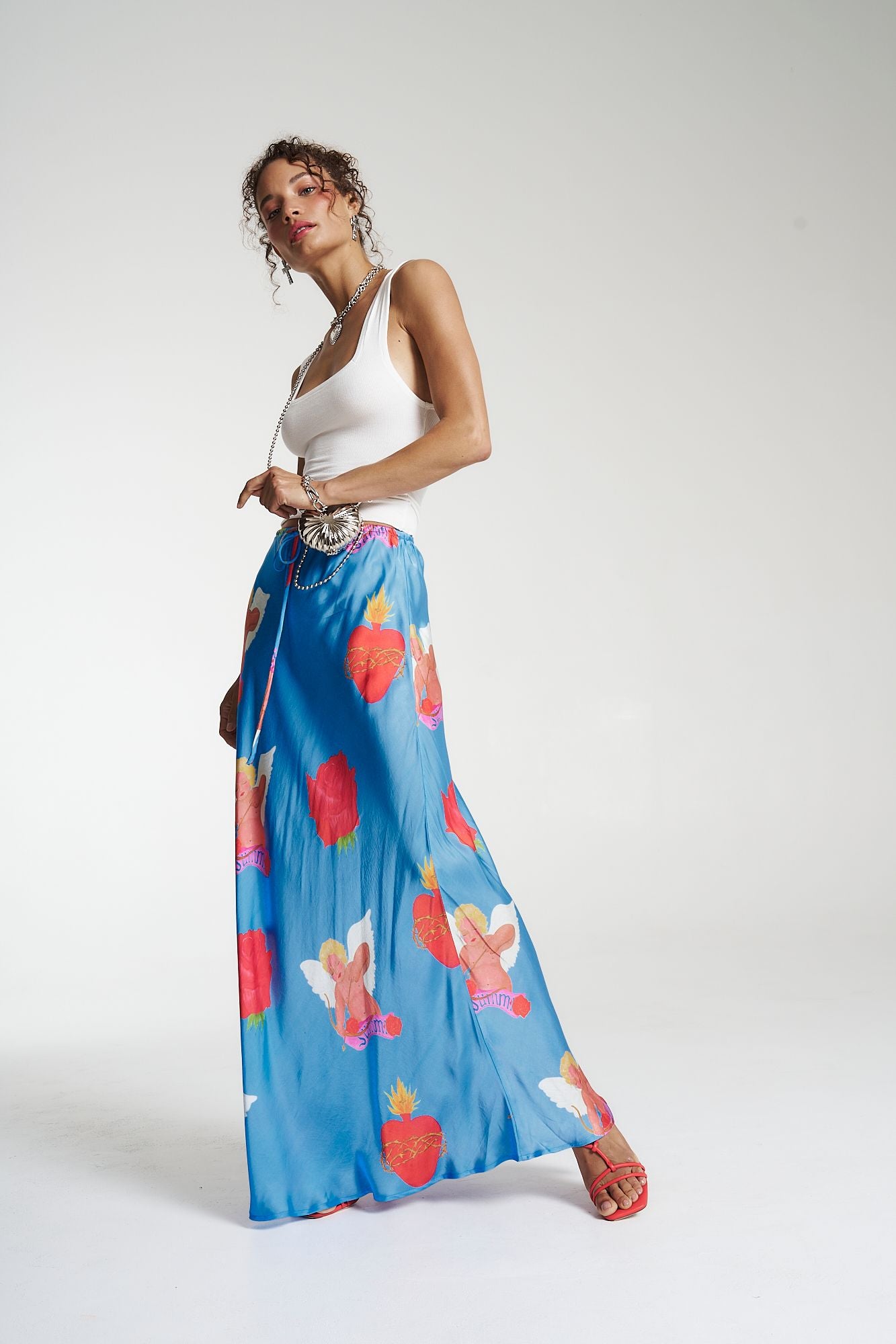 Summi Summi | Maxi Bias Skirt - Capulet