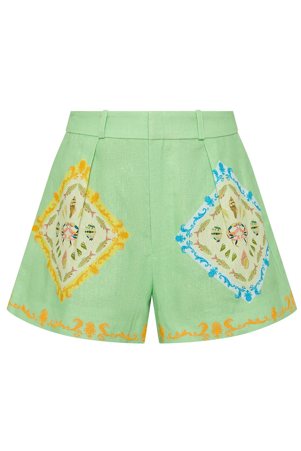 Palm Noosa Shorts - Tailored Porto Shorts - Saya Shells