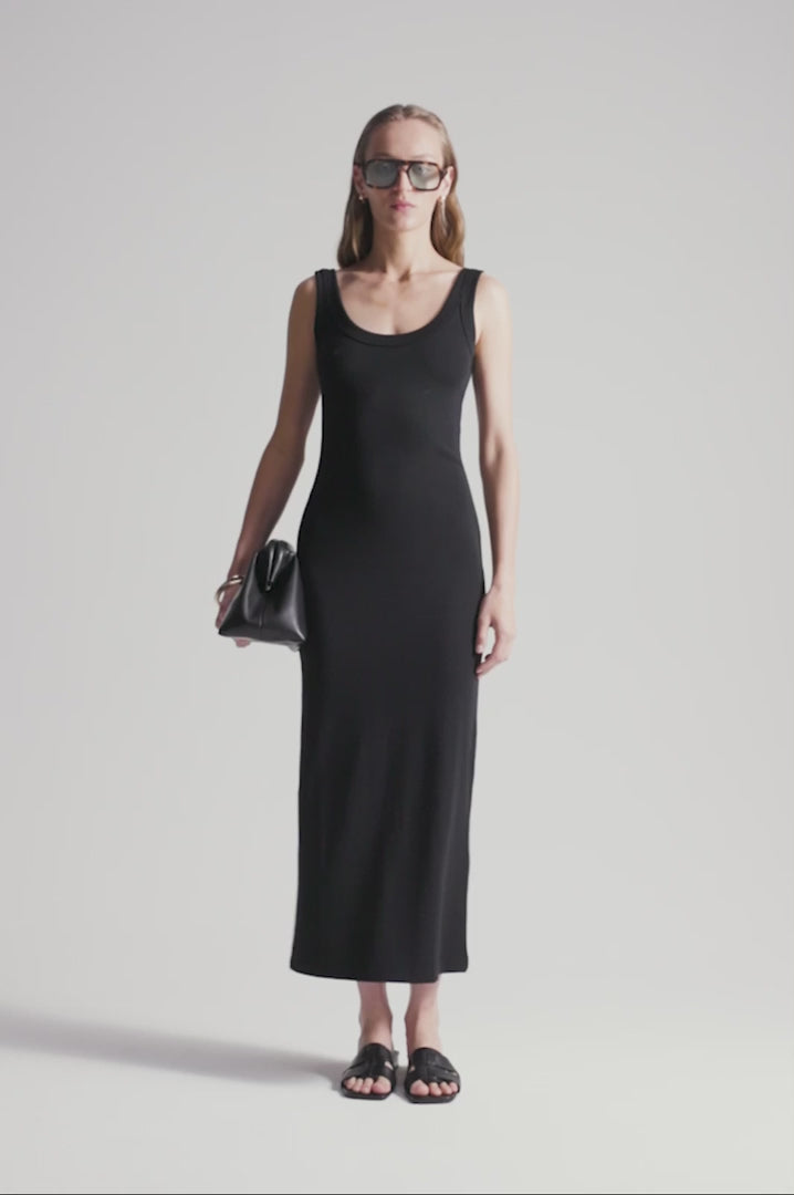 Elka Collective | Sienna Tank Dress - Black