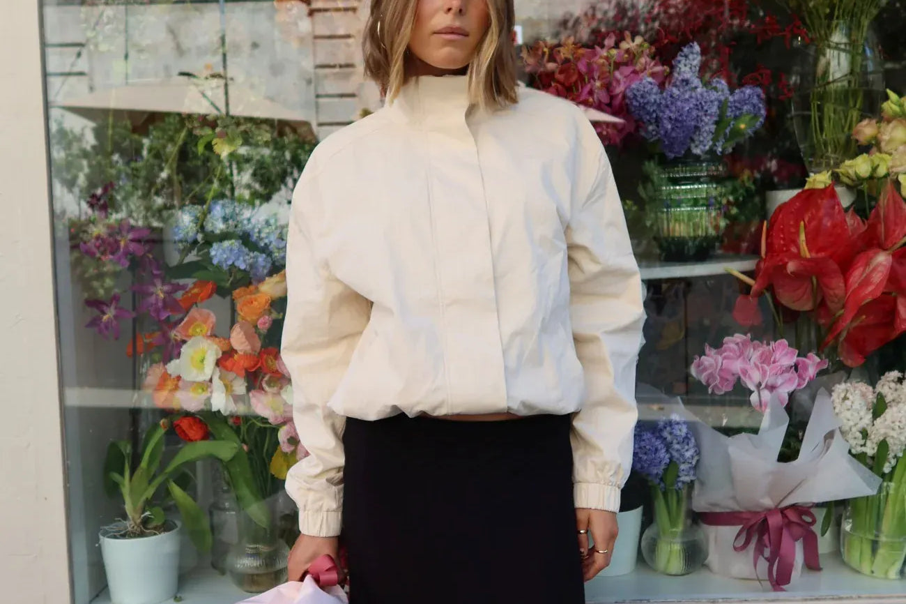 Raef The Label Jackets Hadley Jacket - Chalk