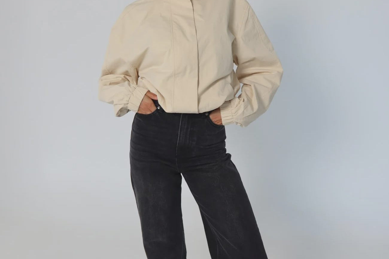 Raef The Label Jackets Hadley Jacket - Chalk