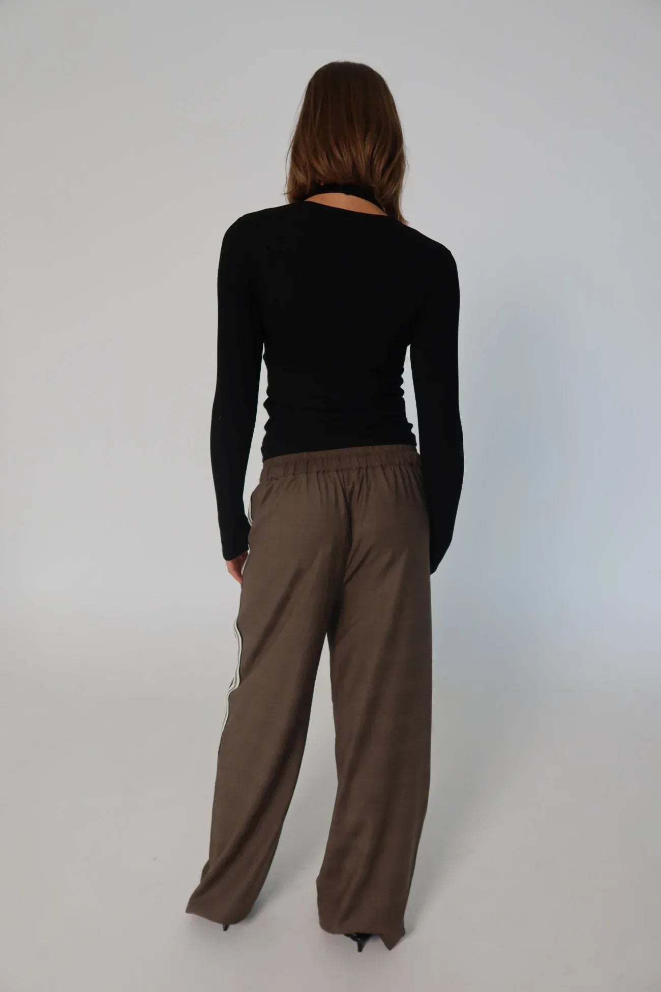 Raef The Label Pants Josie Wide Leg Trouser - Yarn Dyed Check