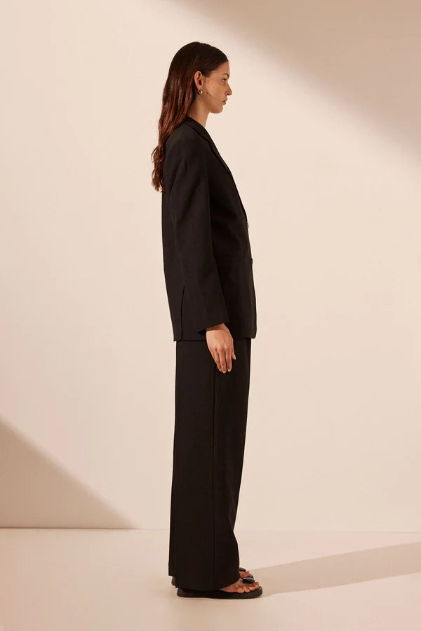 Shona Joy | Irena Oversized Tailored Blazer - Black