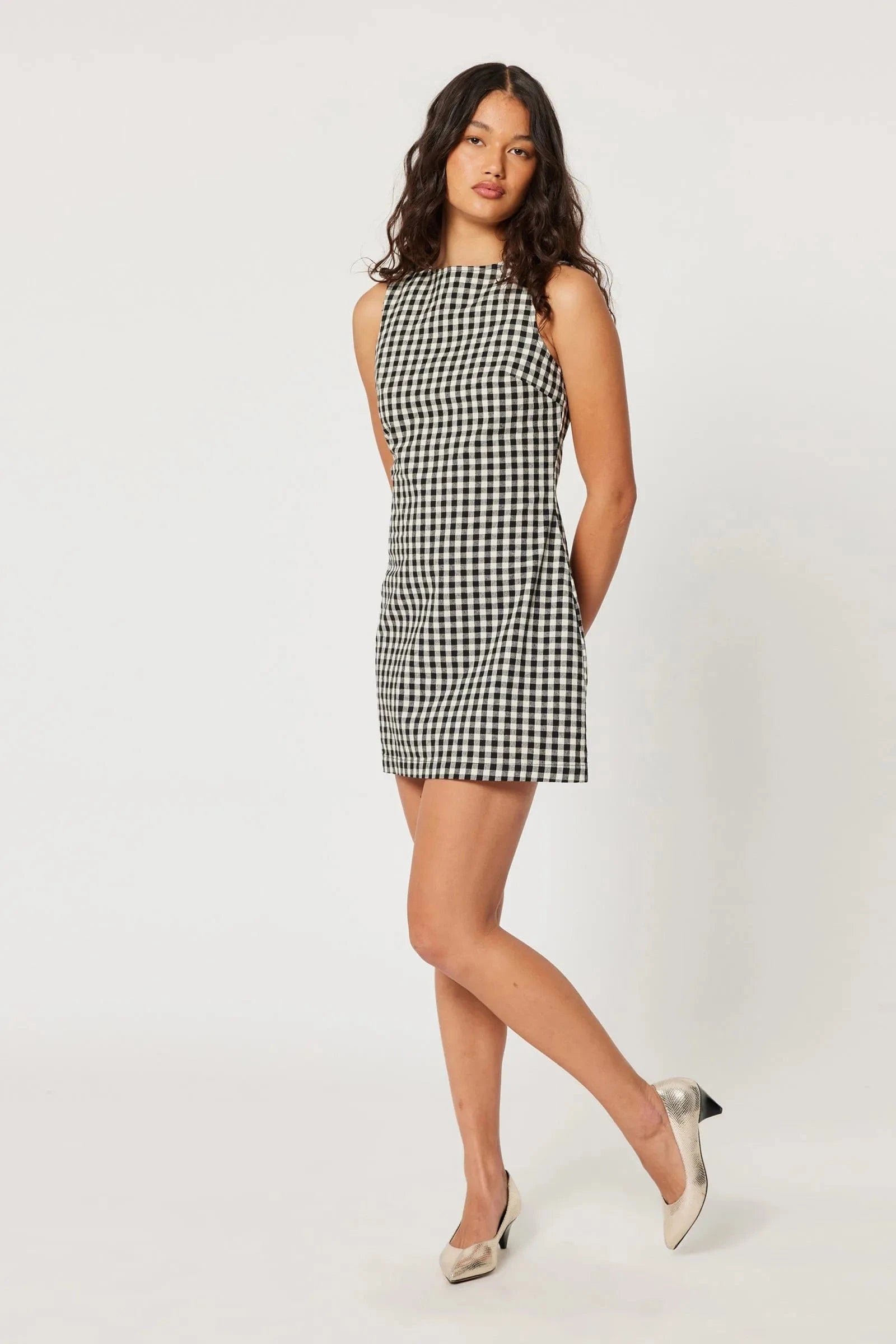 Rolla's Jeans Dresses - Casual Rolla's Jeans | Shift Dress Gingham - Black